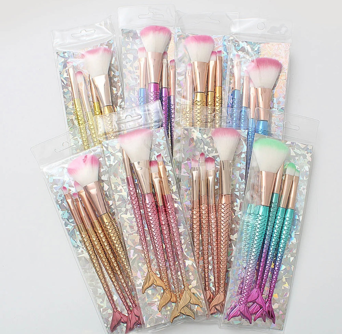 4 pcs MERMAID BRUSH SET