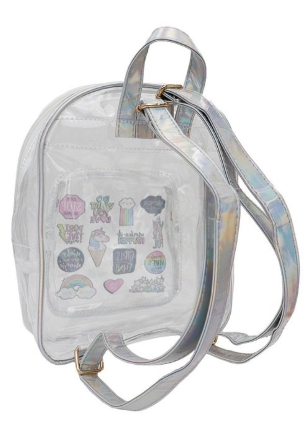 CLEAR PATCHES BACK PACK