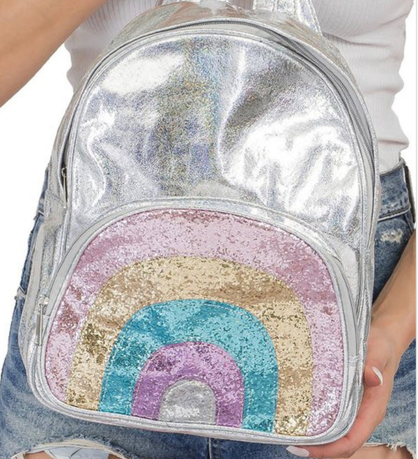 RETRO RAINBOW BACK PACK