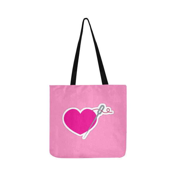 CHARMED TOTE BAG- pink