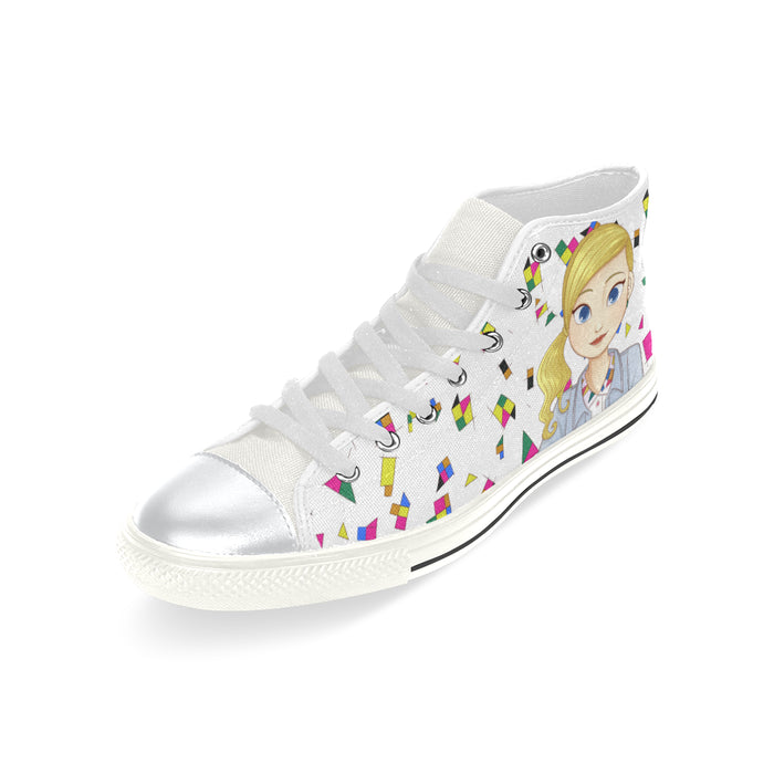 MISS BIANCA HIGH TOP CANVAS GIRLS' SNEAKERS