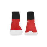 RED PULL ON SOCK GIRLS' SNEAKERS (sz 5-12)
