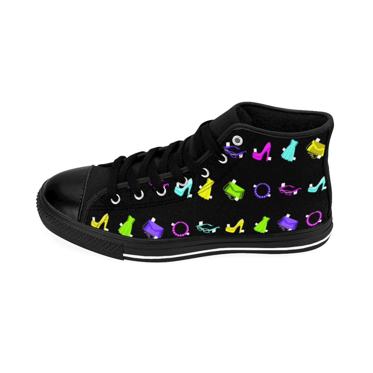 PAPER DOLLS HIGH-TOP GIRLS' SNEAKERS (sz 6-12)