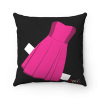 PAPER DOLL Square Pillow Case (shoe & dress)