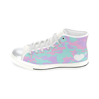 I SCREAM FASHION HIGH TOP CANVAS GIRLS' SNEAKERS