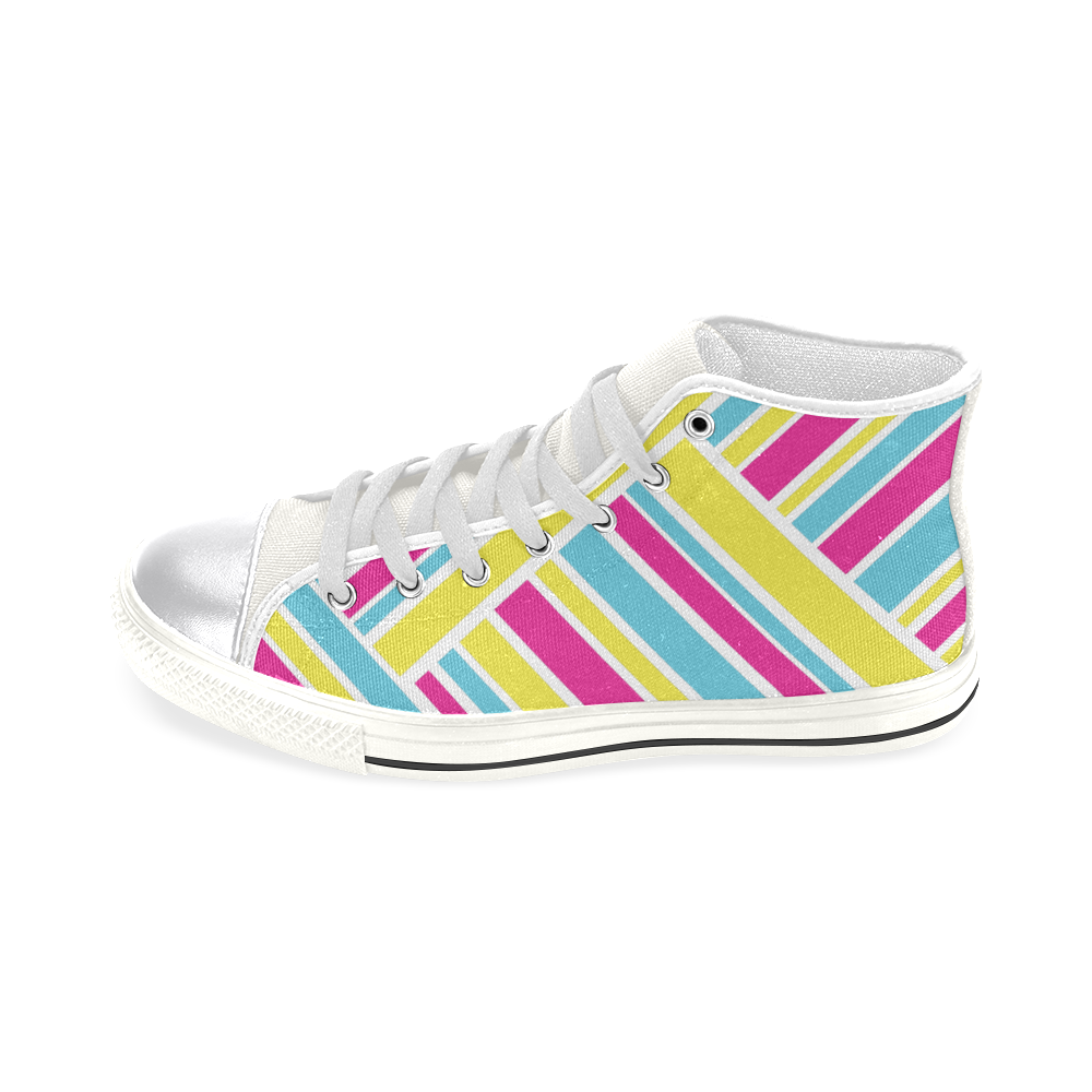 HIGH TOP CANVAS SNEAKERS