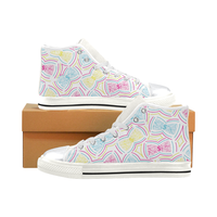 HIGH TOP CANVAS SNEAKERS