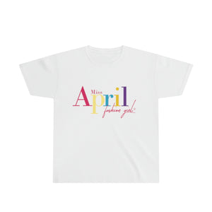 MISS APRIL FASHION GIRL Youth Ultra Cotton Tee