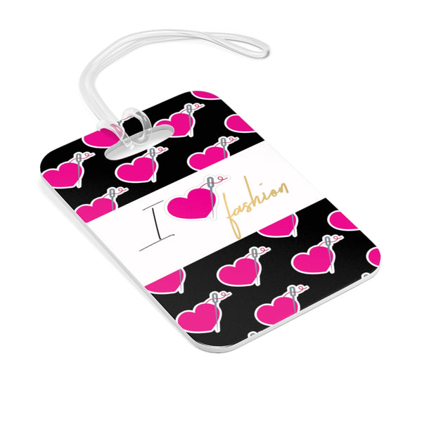 I HEART FASHION BAG TAG