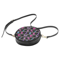 CHARMED ROUND CROSS BODY PURSE