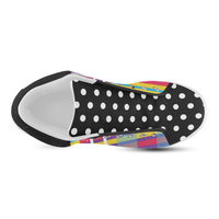 MERRY PLAID MIXIE MID TOP CANVAS GIRLS' SNEAKERS (sz 5-11)