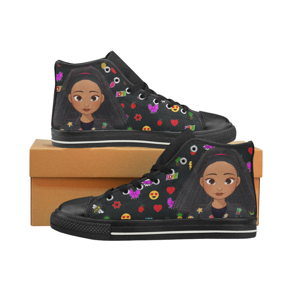 MISS APRIL HIGH TOP CANVAS GIRLS' SNEAKERS