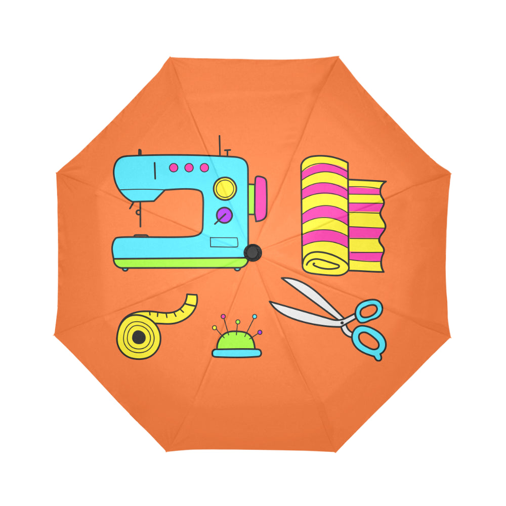 NEON DOODLE AUTO FOLDING UMBRELLA- 4 STYLES