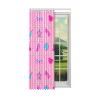 CHARMED ONE PIECE WINDOW CURTAIN 50" x 96"