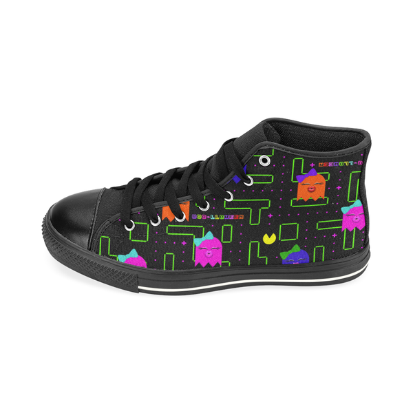 BOO-LLOWEEN HIGH TOP CANVAS KIDS SNEAKERS