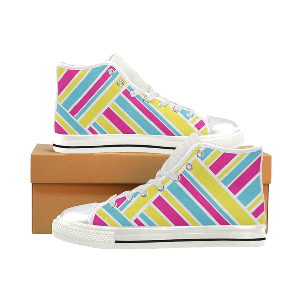 HIGH TOP CANVAS SNEAKERS