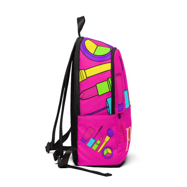 LET'S MAKE UP NEON PINK BACK PACK