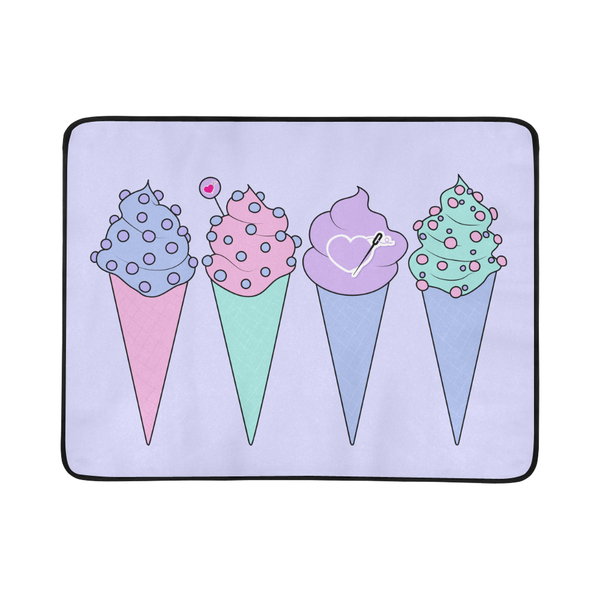 I SCREAM FASHION BEACH MAT