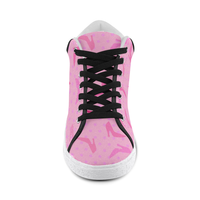 ON WEDNESDAYS WE WEAR PINK MID TOP CANVAS GIRLS' SNEAKERS (sz 5-11)