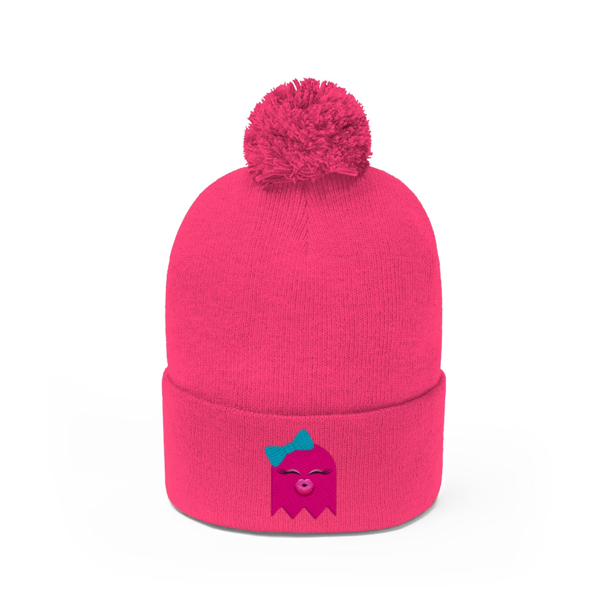 HEY BOO - PINKY POM POM BEANIE