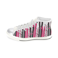EDGY ZIPPERS HIGH TOP CANVAS GIRLS' SNEAKERS