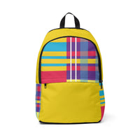 MERRY PLAID Back pack (gold)