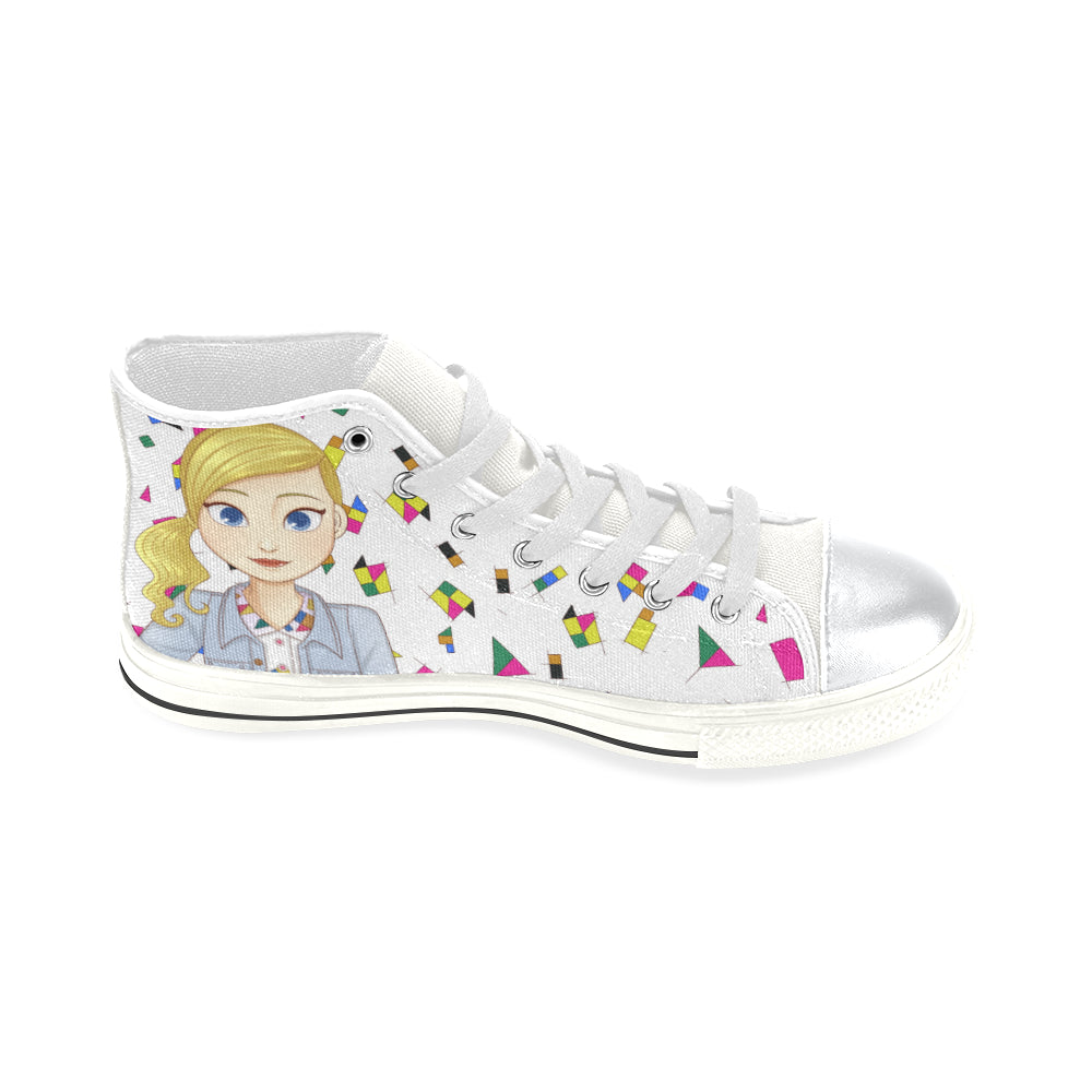 MISS BIANCA HIGH TOP CANVAS GIRLS' SNEAKERS
