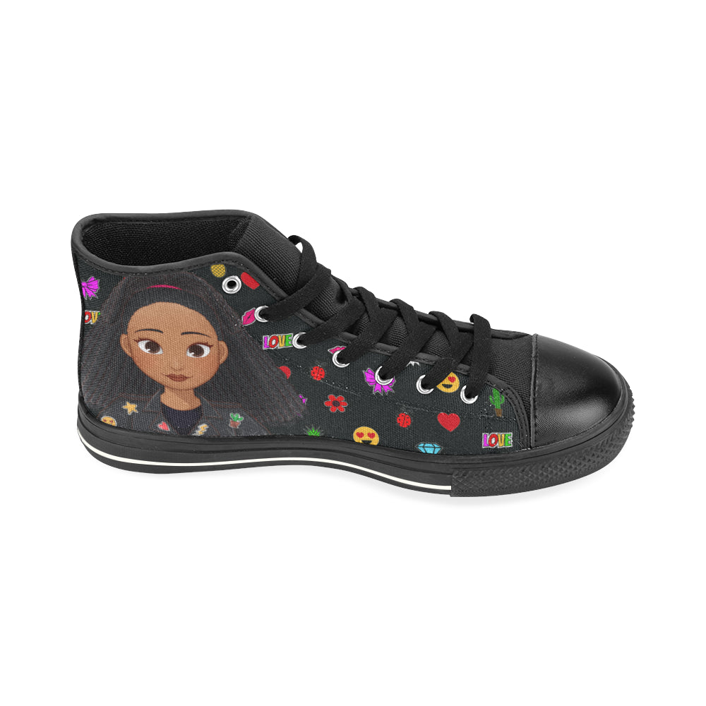 MISS APRIL HIGH TOP CANVAS GIRLS' SNEAKERS