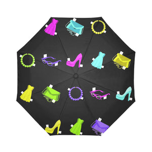 PAPER DOLLS AUTO FOLDING UMBRELLA- 6 STYLES