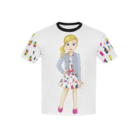 MISS BIANCA GEOMETRY DESIGNER KIDS' TEE