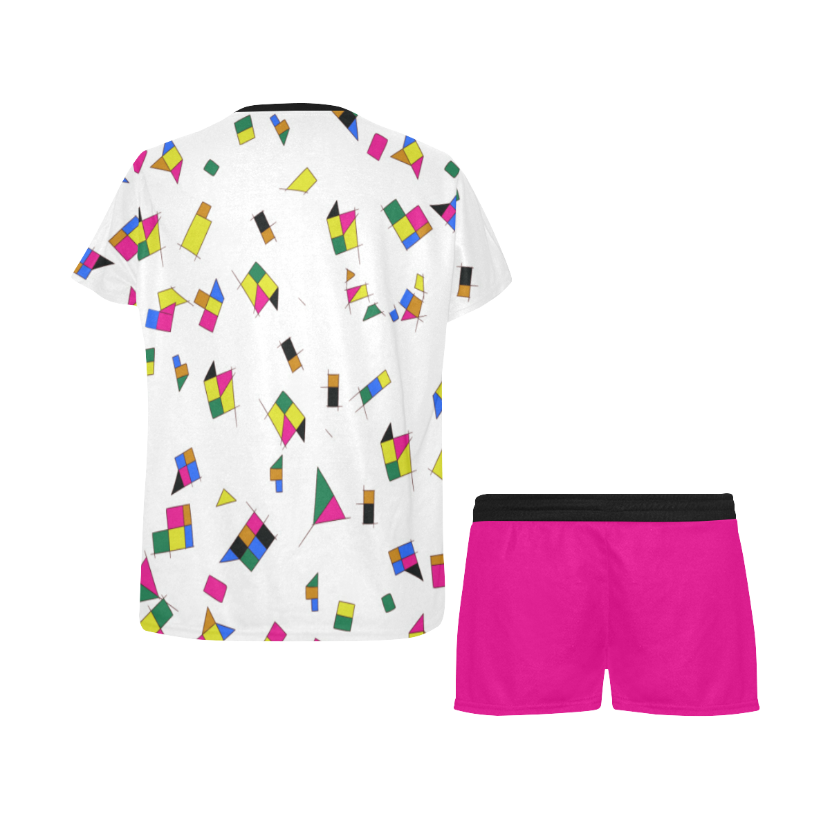 GEOMETRY CLASS PAJAMA SHORT SET