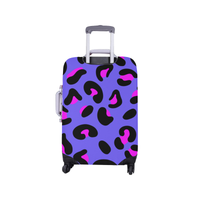FASHION GIRL GRAFFITI PURPLE LUGGAGE COVER - SMALL