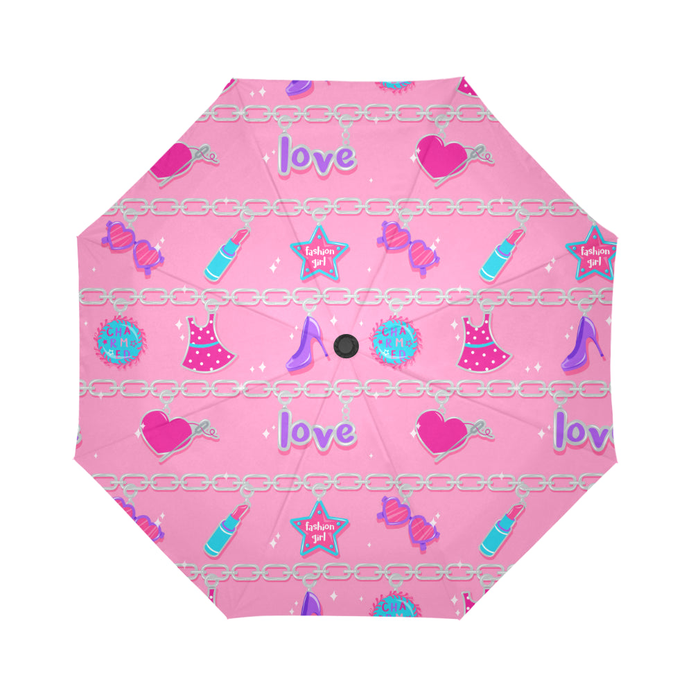 CHARMED AUTO FOLDING UMBRELLA