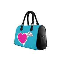 HEART AND NEEDLE SPEEDY HANDBAG - TEAL