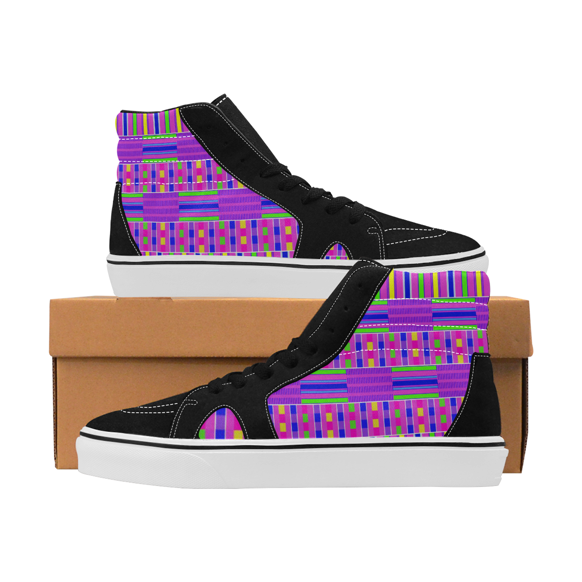 KUTE KENTE SKATER GIRLS' SNEAKERS (sz – MISS APRIL FASHION