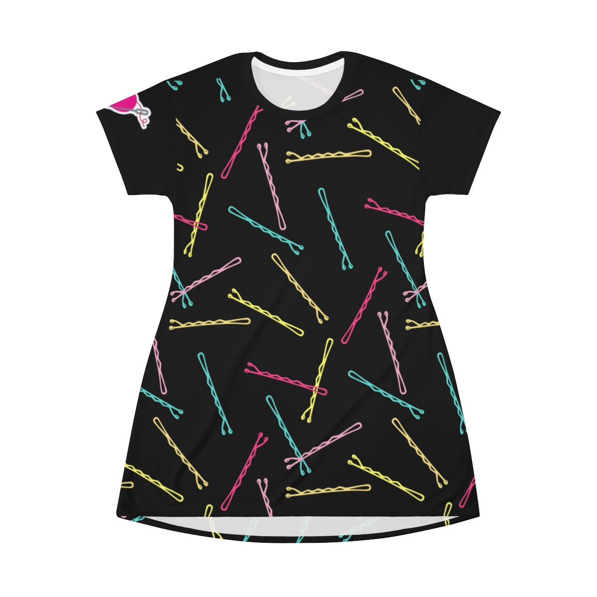 I GOT 99 BOBBY PINS... T-SHIRT DRESS