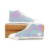 I SCREAM FASHION HIGH TOP CANVAS GIRLS' SNEAKERS