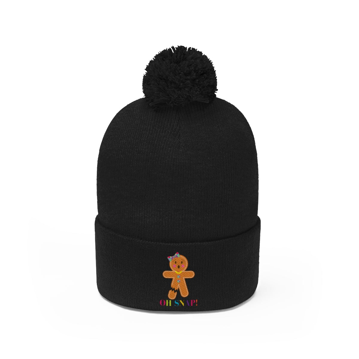 OH SNAP, MISS GINGER POM POM BEANIE