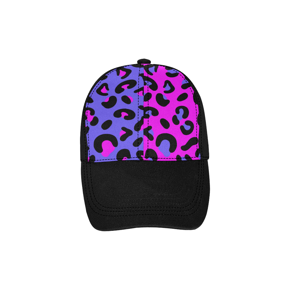 PINK AND PURPLE LEOPARD MIXIE DAD CAP