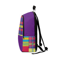MERRY PLAID Back pack (purple)