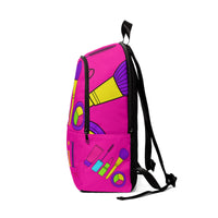 LET'S MAKE UP NEON PINK BACK PACK