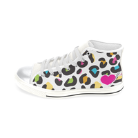 CABOODLE HIGH TOP CANVAS GIRLS' SNEAKERS