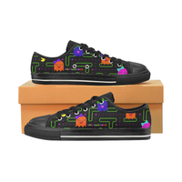 BOO-LLOWEEN LOW TOP CANVAS KIDS SNEAKERS