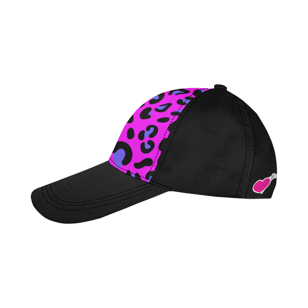 PINK AND PURPLE LEOPARD MIXIE DAD CAP