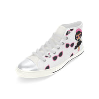 BOUGIE GIRLS  & SHADES HIGH TOP CANVAS GIRLS' SNEAKERS