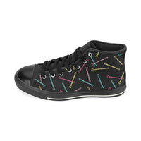I GOT 99 BOBBY PINS...HIGH TOP CANVAS GIRLS' SNEAKERS