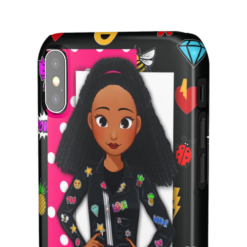 MISS APRIL iPhone Snap Cases