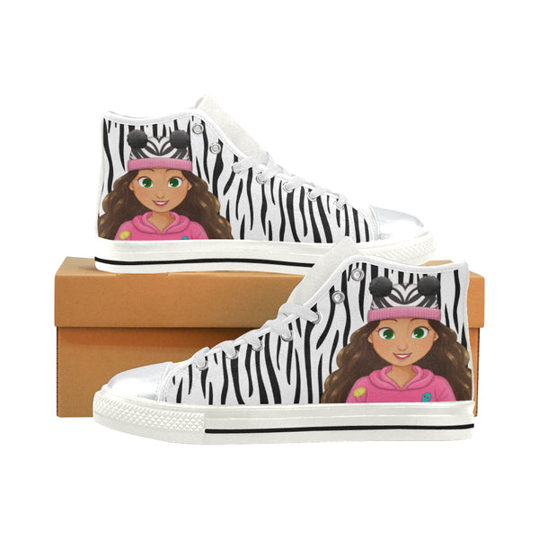 MISS CAMILA HIGH TOP CANVAS GIRLS' SNEAKERS