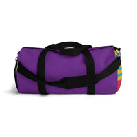 MERRY PLAID Duffel Bag (purple)