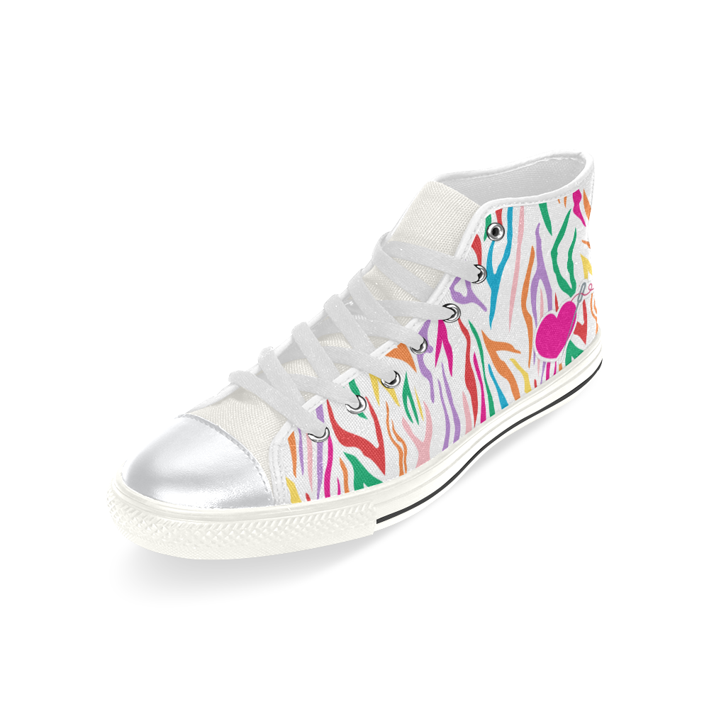 MISSY HIGH TOP CANVAS GIRLS' SNEAKERS